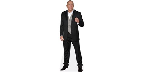 Georges St Pierre Suit Pappaufsteller Celebrity Cutouts