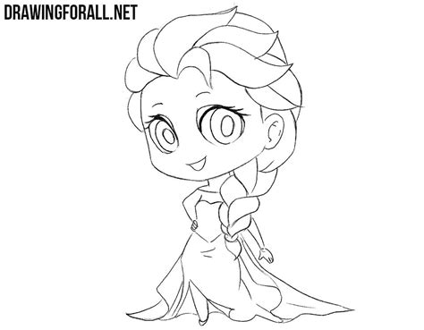 The face is always the first thing people look at this tutorial explains how you draw face and head from different angles. How to Draw Chibi Elsa | Drawingforall.net