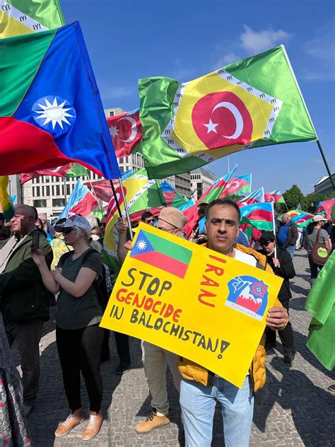 Lalin بلوچ On Twitter برگزاری تظاهرات دوم آزادی عدالت حکومت ملی ترکهای ازربایجان جنوبی در