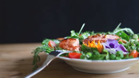 Free Images Fork Dish Meal Food Salad Herb Produce Vegetable