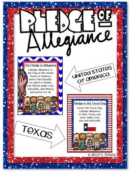 The texas pledge of allegiance. Pledge Of Allegiance and Pledge to the Texas Flag Posters ...