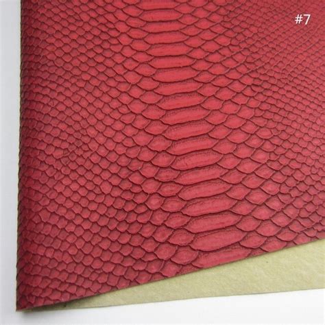 30 X 134cm Snake Fabric Pu Leather Fabric Synthetic Leather Material