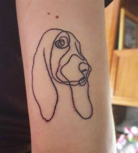 15 Tattoo Design Ideas For True Basset Hound Lovers Page 3 Of 3