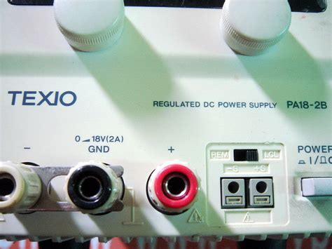 texio regulated dc power supply pa18 2b plc dcs servo control motor power supply ipc robot