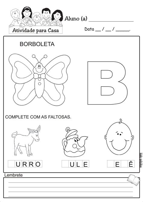 Aprende Brincando Desenha Letra B