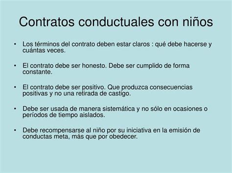 Ejemplo De Contrato Conductual Para Ninos Nuevo Ejemplo