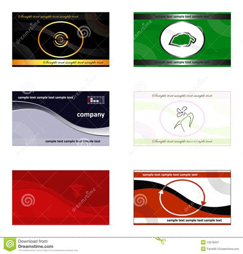 Make a great first impression by creating a unique business card design in canva. Business Cards, Banners, Backgrounds, And Logos Stock ...