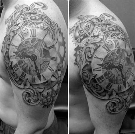 75 Steampunk Tattoo Designs For Men Masculine Machinery