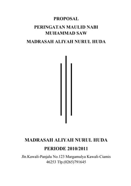 Proposal Renovasi Masjid Nurul Huda
