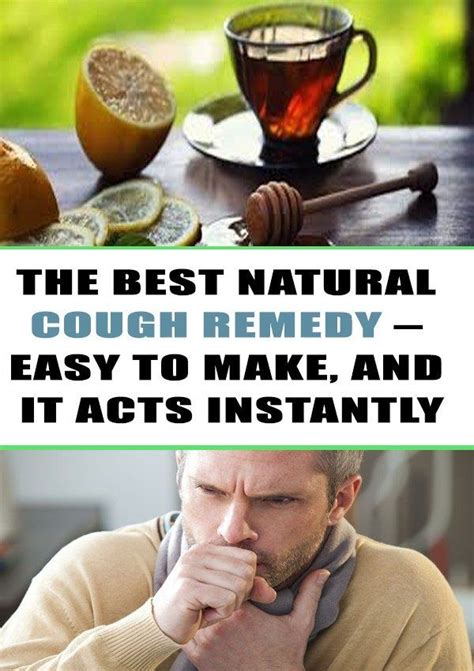 The Best Natural Cough Remedy Easy To Make And It Acts Instantly