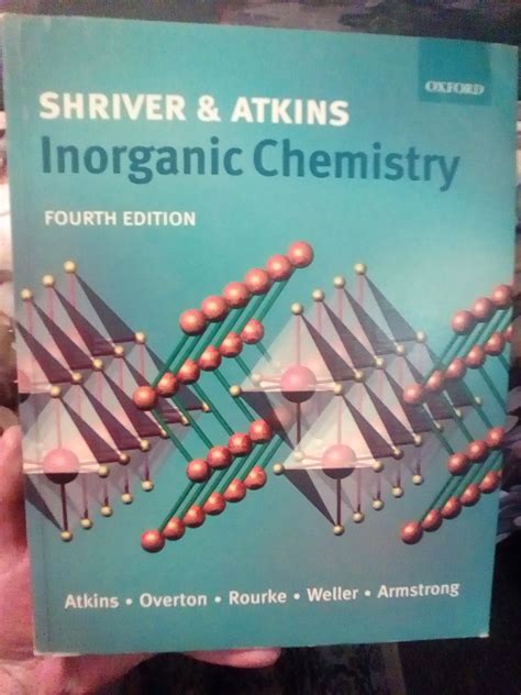 Shriver And Atkins Inorganic Chemistry Fourth Edition