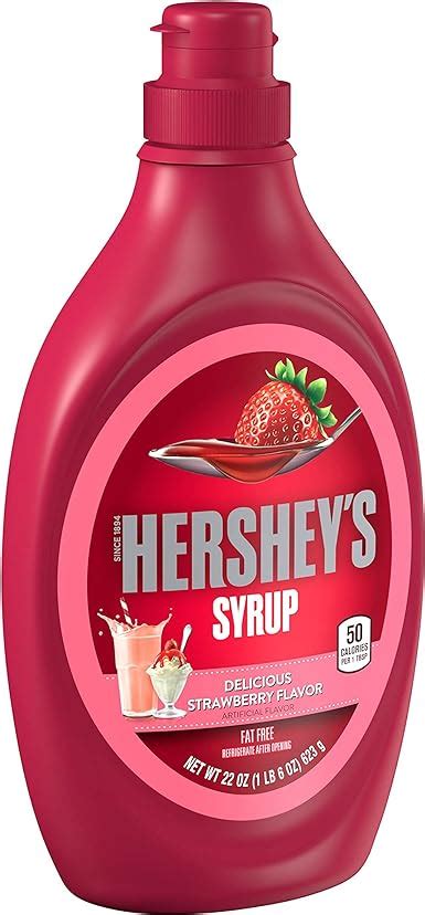 Hersheys Strawberry Syrup 623 G Au Pantry Food And Drinks
