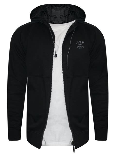 Hoody, white sweatshirt on hanger mock up front and back view. Numero Uno Black Zipper Hoodie | Nmssfz216-black | Cilory.com