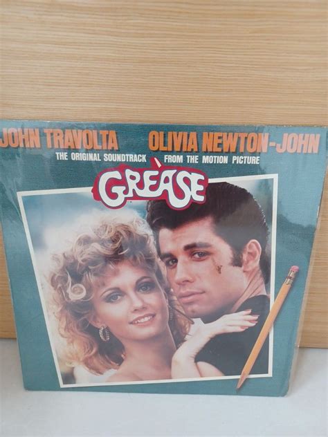 Grease Ost Lp John Travolta Hobbies And Toys Music And Media Vinyls On
