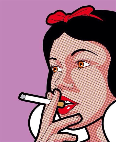 Modern Pop Art Badgirl Disney In 2020 Pop Art Comic Pop Art Illustration Smoke Art