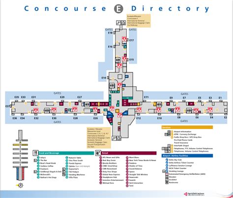 Atlanta airport terminal c map map of concourse e at atl airport where one flew south is located. Airport Nursing Rooms | Atlanta airport, Traveling with ...