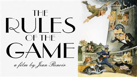 The Rules Of The Game The Criterion Channel
