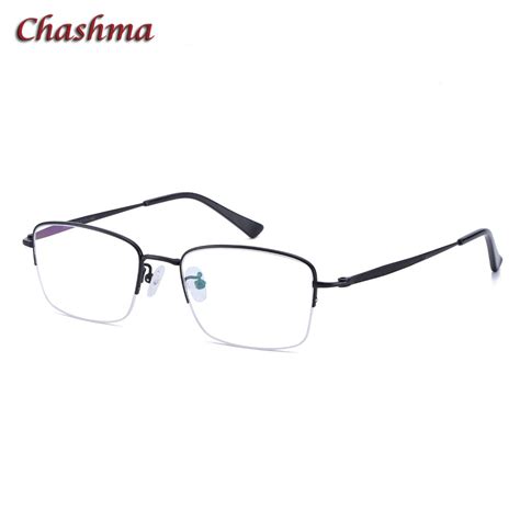 chashma pure titanium men eyeglasses prescription glasses light frame optical eyewear spectacles