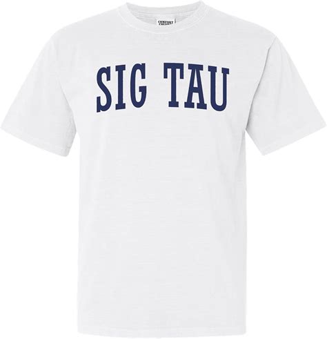 Sigma Tau Gamma Comfort Colors T Shirt Sig Tau Intrinsic Lettered