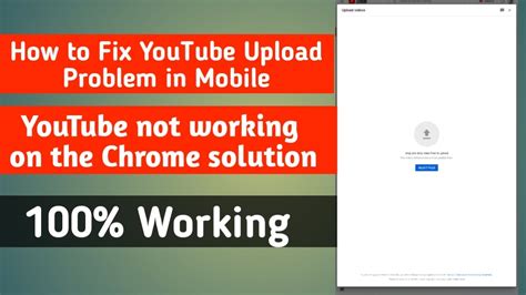 How To Fix Youtube Videos Upload Problem In Chrome 2020 Chrome Browser