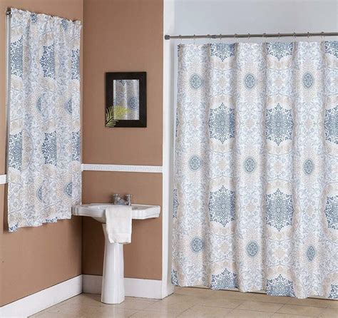 Find shower curtains at wayfair. Jenna 14pc Bath Set Canvas Shower Curtain, Hooks, Bathroom ...