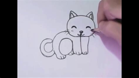 Comment Dessiner Un Chat à Partir Du Mot Chat - dessiner un chat a partir du mot cat - YouTube