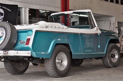 Vintage 1967 Jeepster Commando In The Shop At Axleboy Off Road