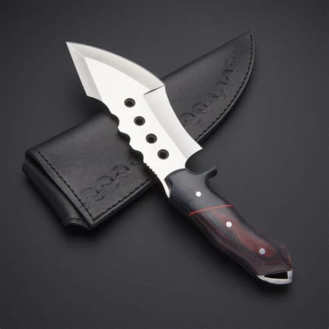 Fixed Blade Tracker Knife With Images Knife Making Knife Leather
