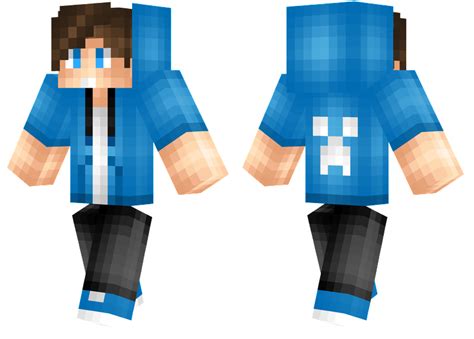 Light Blue Boy Minecraft Skins