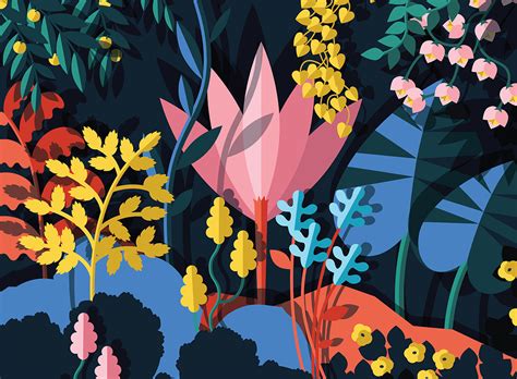 Colorful Illustrations That Celebrate Nature Digitally • Brown Paper