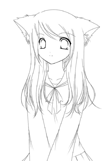 Kawaii Anime Cute Coloring Pages For Girls Worksheetpedia