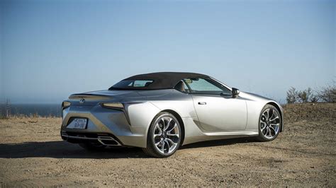 First Drive Review The 2021 Lexus Lc Convertible Creeps Up On Sl Vantage