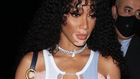winnie harlow spotted in see through top with kyle kuzma photos au — australia s