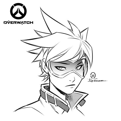 Tracer sketch by JoeyVazquez on DeviantArt