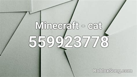 Minecraft Cat Roblox Id Roblox Music Codes