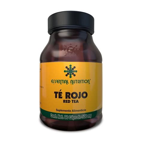 Té Rojo Essential Nutrition Con Arándano 60 Cápsulas Walmart En Línea