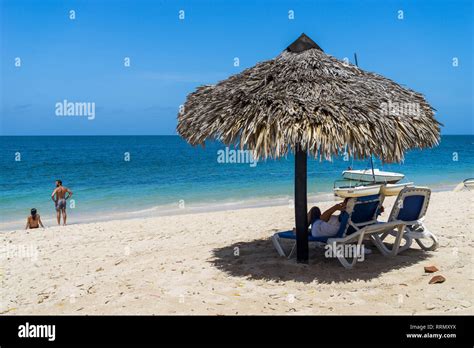 Trinidad Cuba Cabana On The Beach Stock Photo Alamy