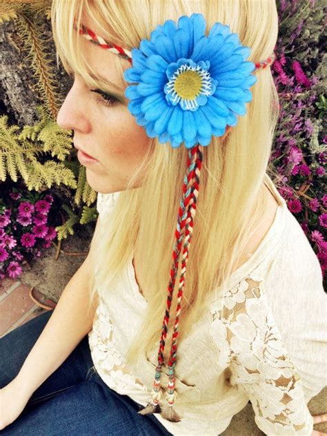 Hippie Headband By Funkyfireheadshop On Etsy Hippie Headbands Hippie Culture Hippie Chic Hair