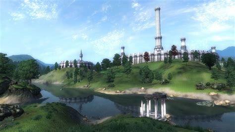 Video Games Landscapes Rivers Imperial City The Elder Scrolls Iv