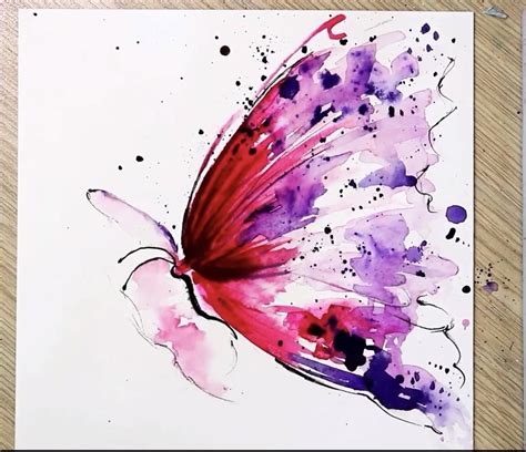 Easy Watercolor Paintings Of Butterflies