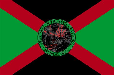The versions of the american flag these black or mostly black american flags are more effective in situations where the standard red. The Voice of Vexillology, Flags & Heraldry: African-American Florida Flag
