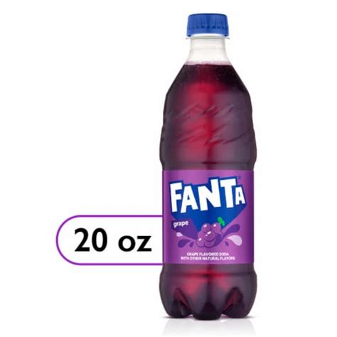 Fanta Grape Caffeine Free Soda Bottle 20 Fl Oz City Market