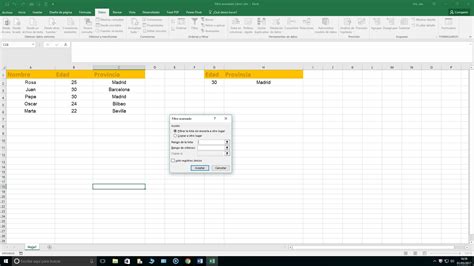 Como Aplicar Un Filtro Avanzado En Excel Aplican Compartida