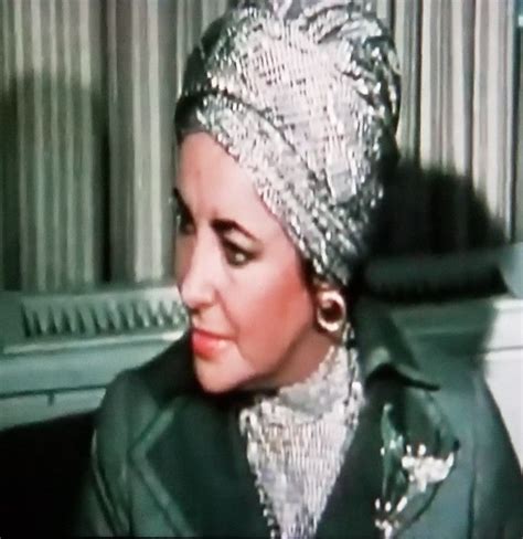 Elizabeth Taylor Wearing Silver Turban Screenshot By Annoth Uploaded