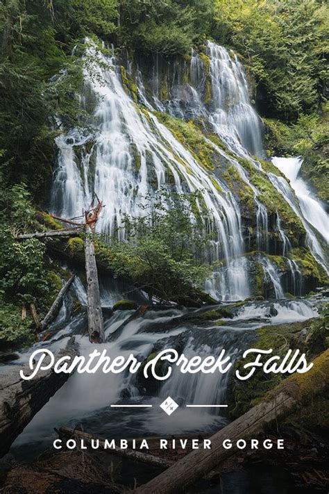 Panther Creek Falls Is A Quick Scramble Hike Down From The Road On The