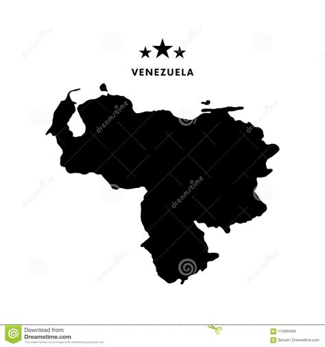 Venezuela Map Vector Illustration Stock Illustration Illustration