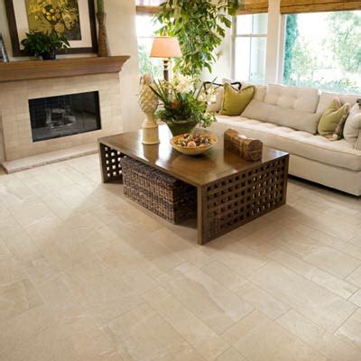 It is stretched in over the flooring, with the smooth edging of the carpet glued down onto the tile at the perimeter and nailed what about the flooring height difference between rooms when you lay carpet over tiles? Living Room Tiles - Westside Tile and Stone