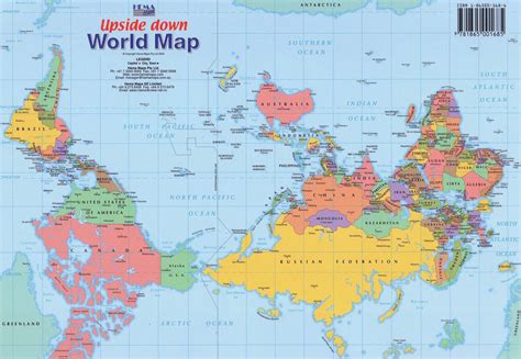 Leobrujuleo El Mundo Al RevÉs Upside Down World Map