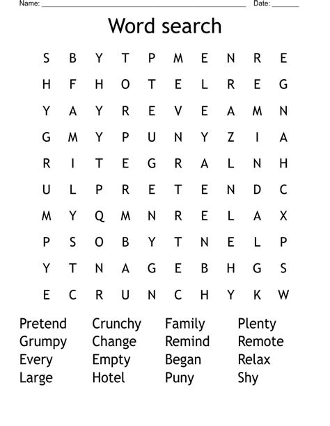 Word Search Wordmint