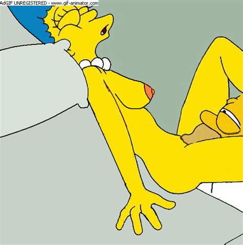 Rule Animated Breasts Color Cunnilingus Female Homer Simpson Human Male Marge Simpson